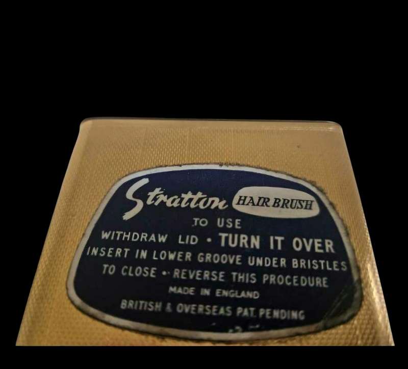 1950's Compact Folding Hair Brush by Stratton
