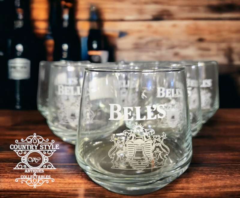 Six Bells Whiskey glasses