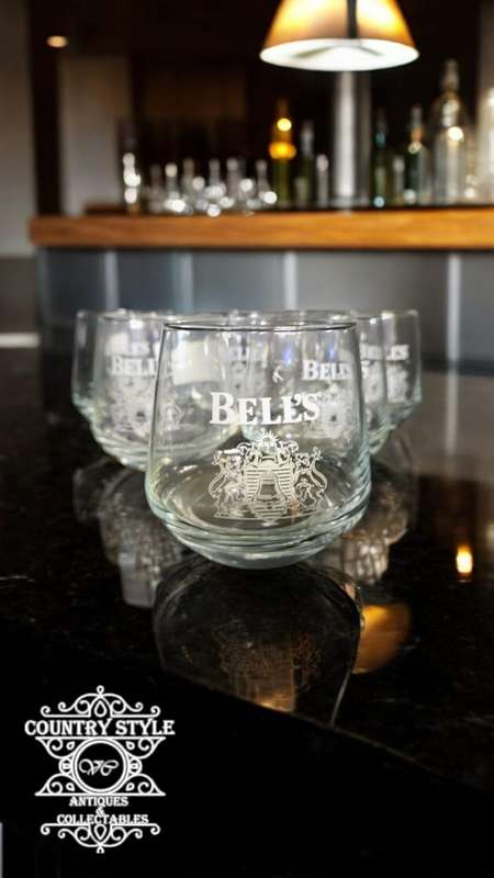 Six Bells Whiskey glasses