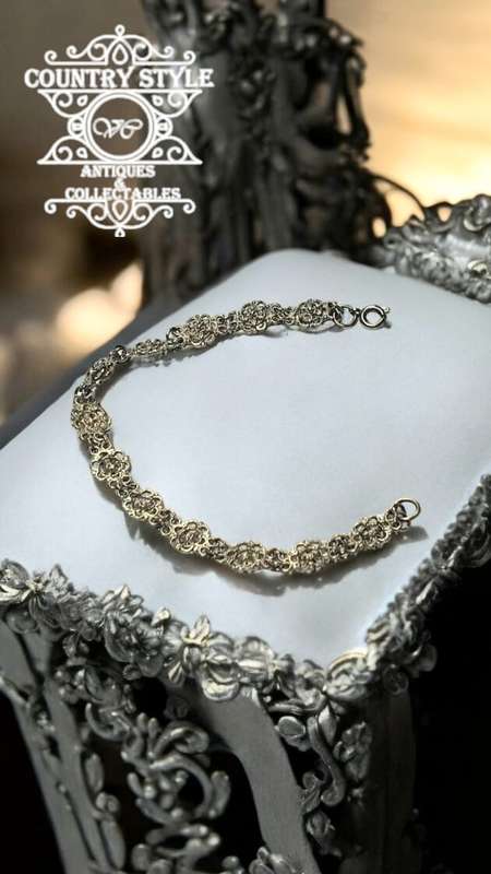 Sterling Silver Filigree Bracelet