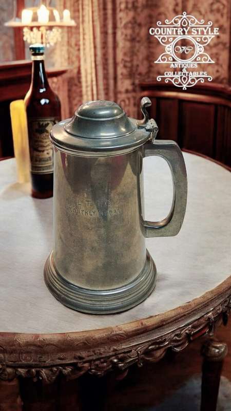Vintage Pewter Tankard