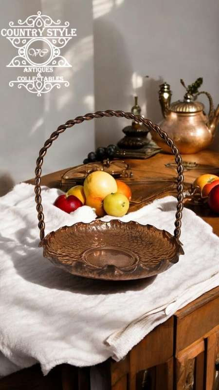 Vintage Zambian copper tray