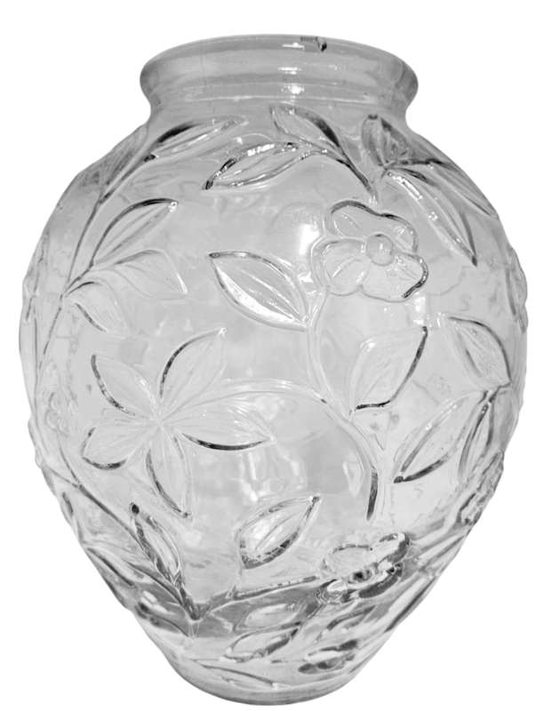 Large Vintage Glass Vase