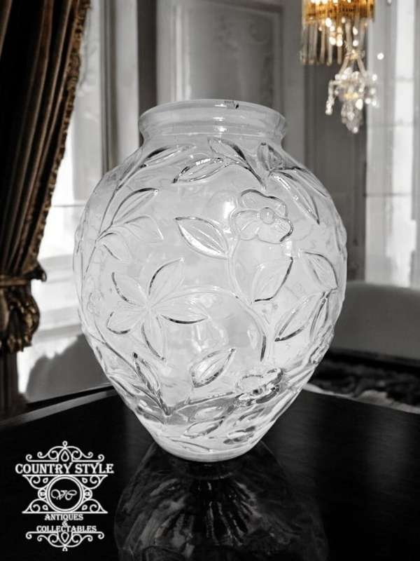 Large Vintage Glass Vase