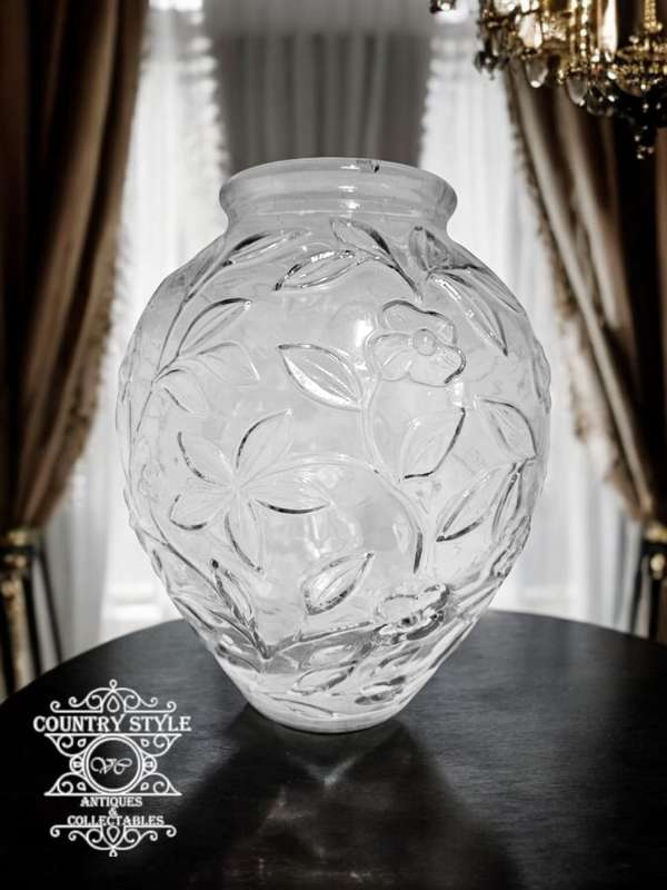 Large Vintage Glass Vase