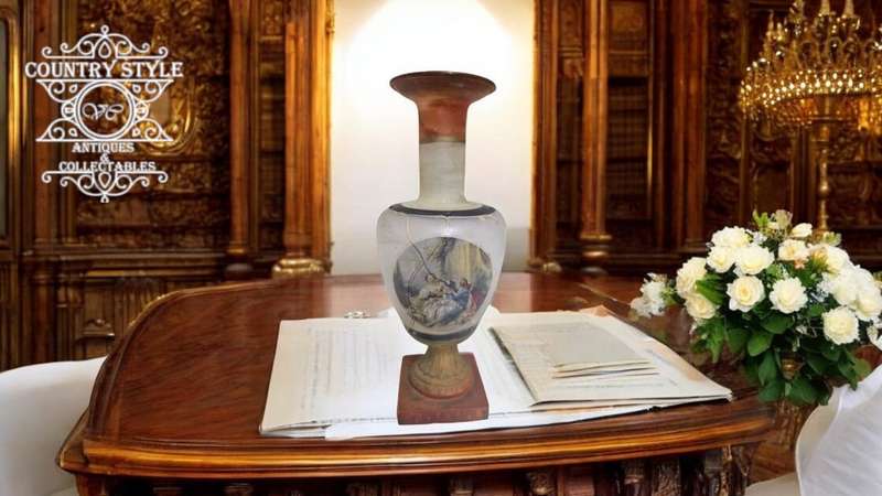 Murano Creazioni Silvestri Arte Crystal Vase