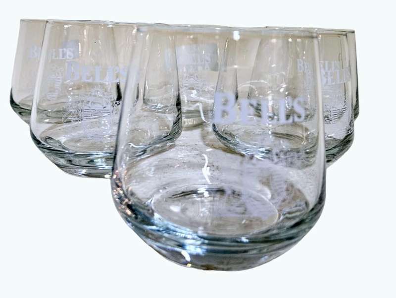 Six Bells Whiskey glasses