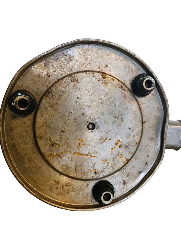 Antique silver metal kettle