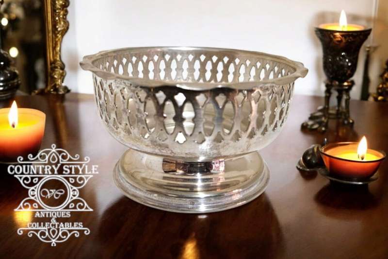 Silver Plated Bon Bon Dish