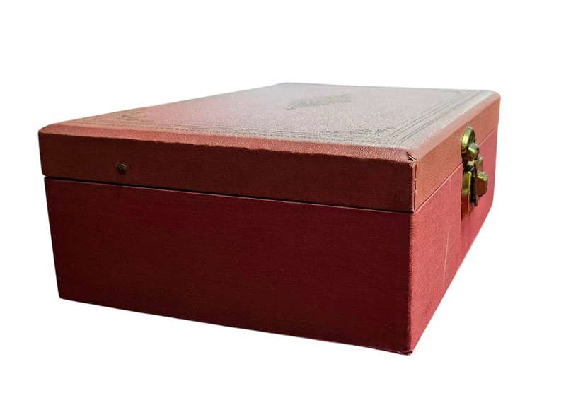 Retro Mid-Century two-tiered jewelry box