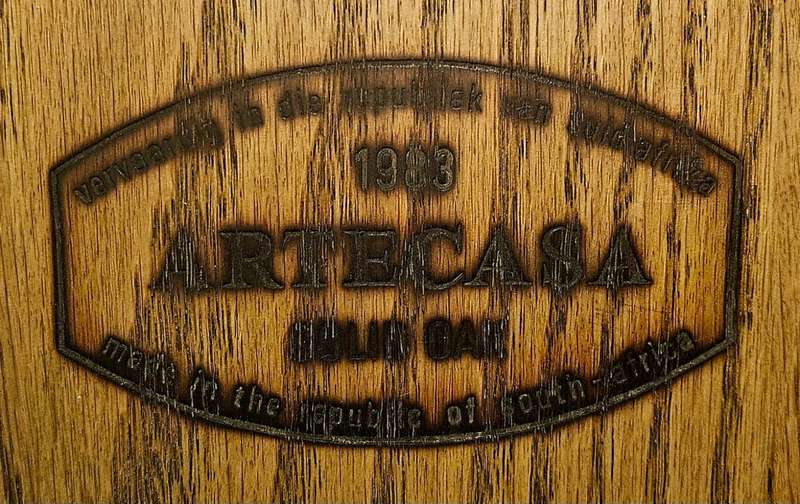Vintage Artecasa 1983 Oak 10-seater extendable dining room Set