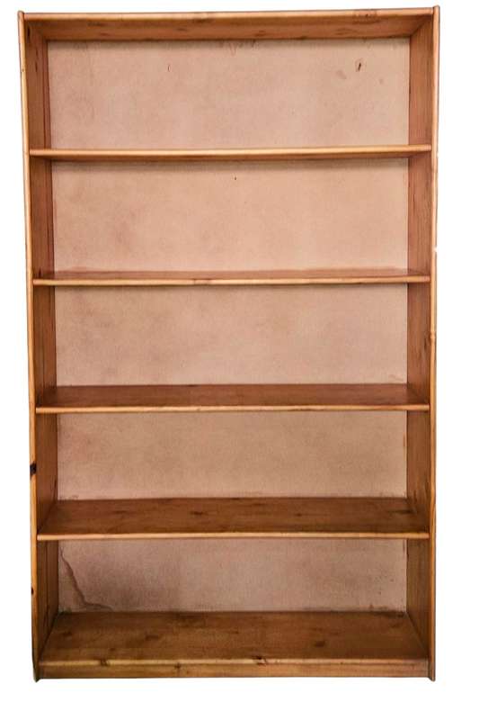 Solid pine bookshelf