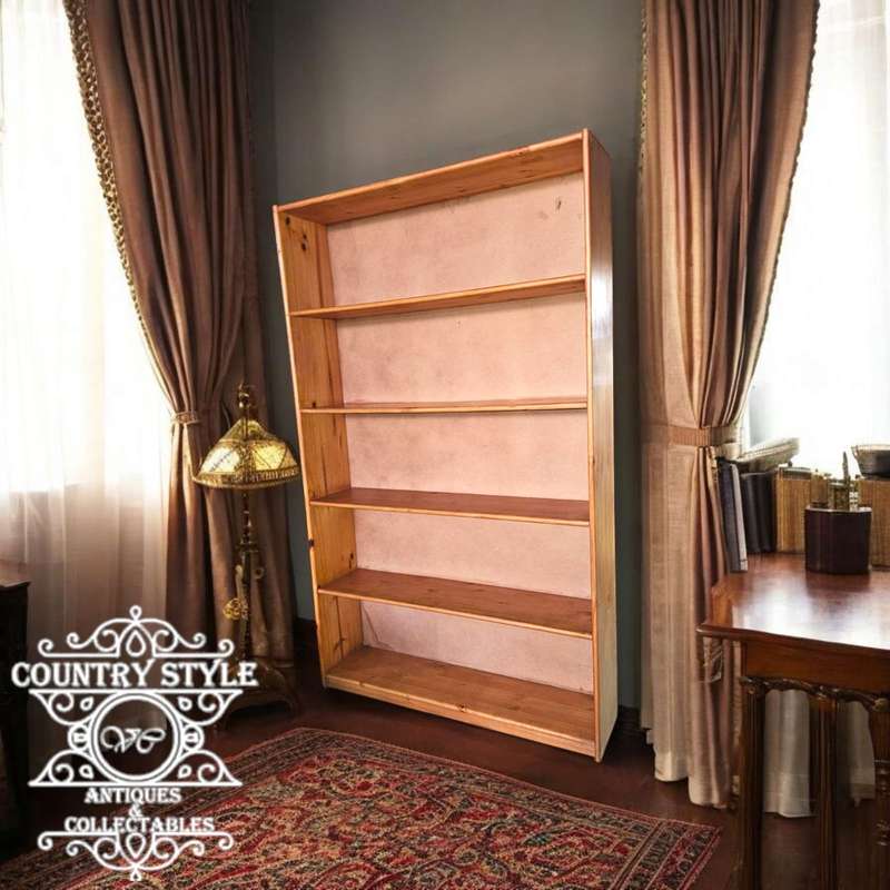 Solid pine bookshelf