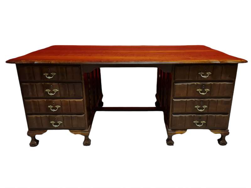 Imbuia Ball & Claw Executive Desk