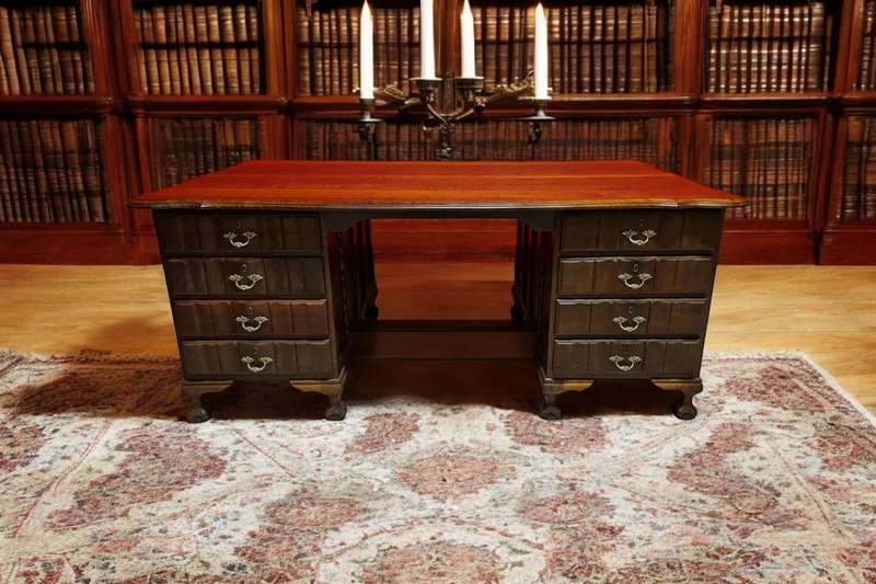 Imbuia Ball & Claw Executive Desk