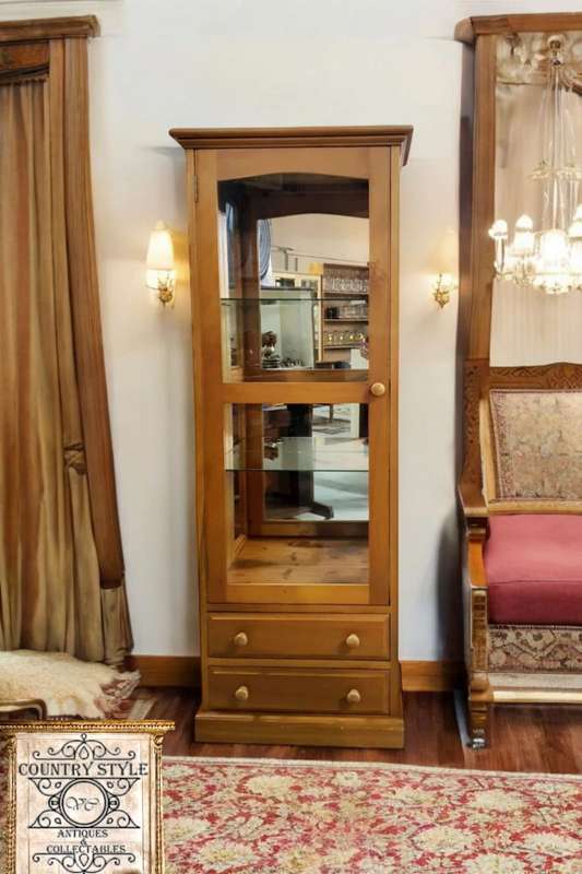 Johnson Bros Glass Display Cabinet