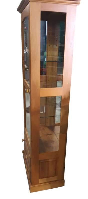 Johnson Bros Glass Display Cabinet