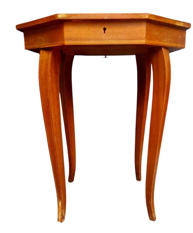 Italian inlaid music table