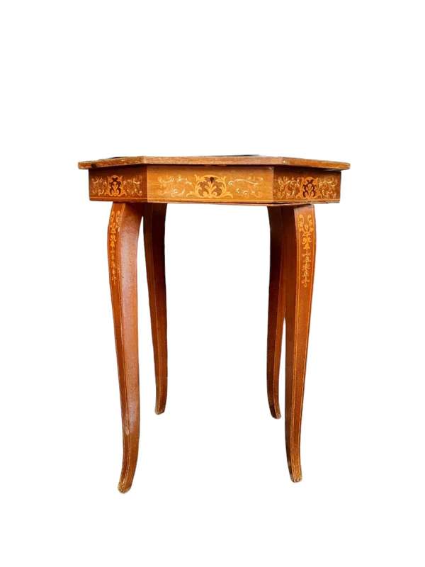 Italian inlaid music table