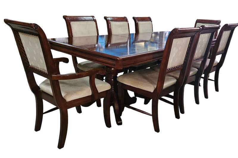 8-seater extendable dining room table