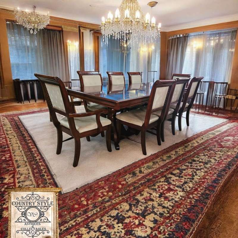 8-seater extendable dining room table