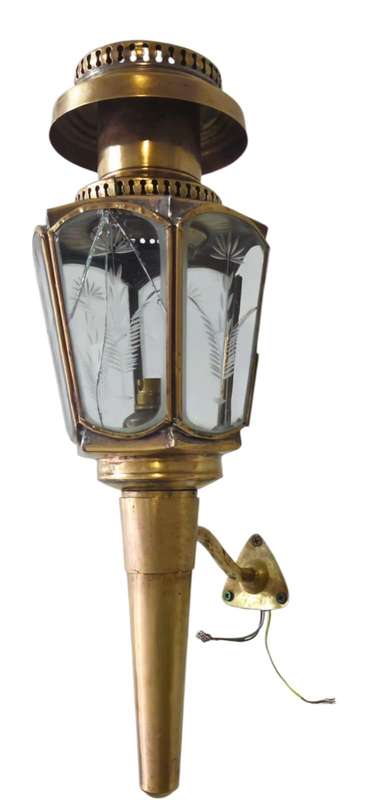 Art Nouveau Coach Lantern
