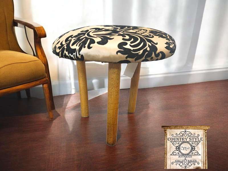 Mid-century retro foot stool