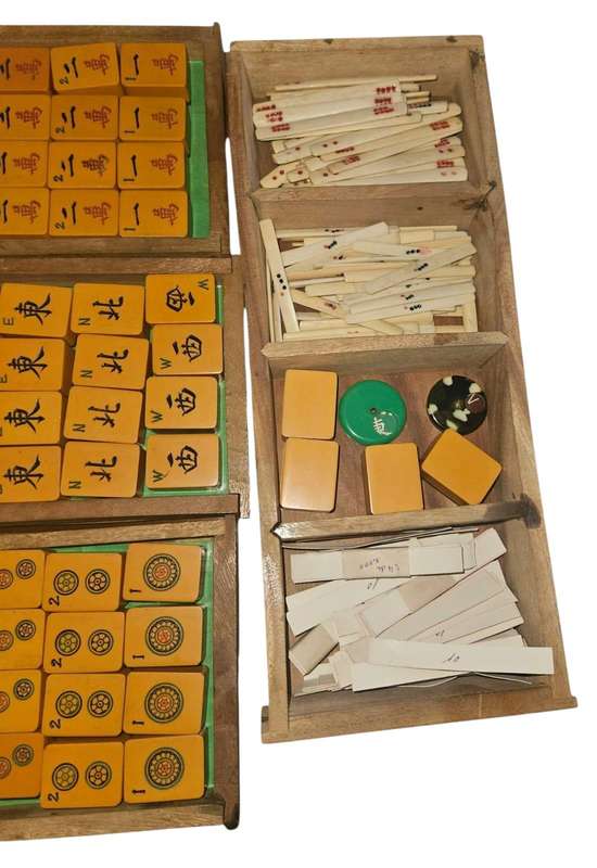 Antique 1920's Mahjong Set