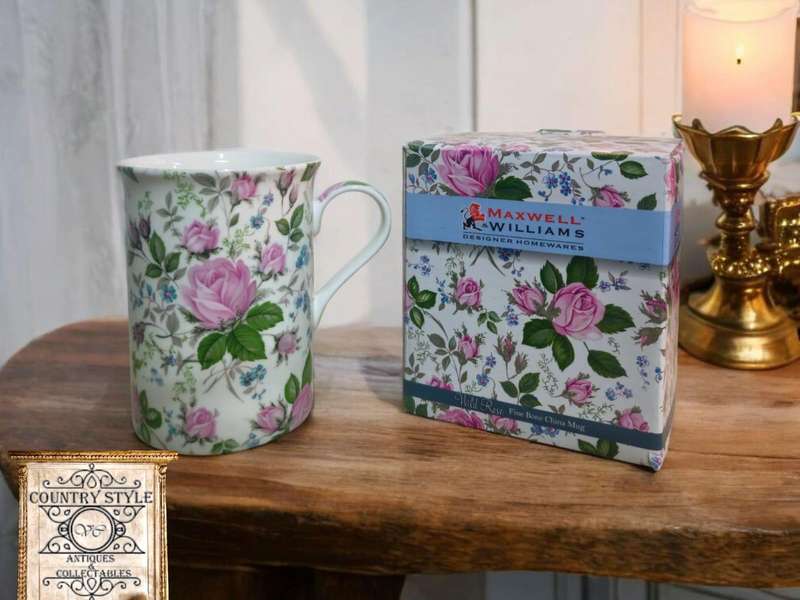 Maxwell & Williams Coffee Mug in Wild Rose