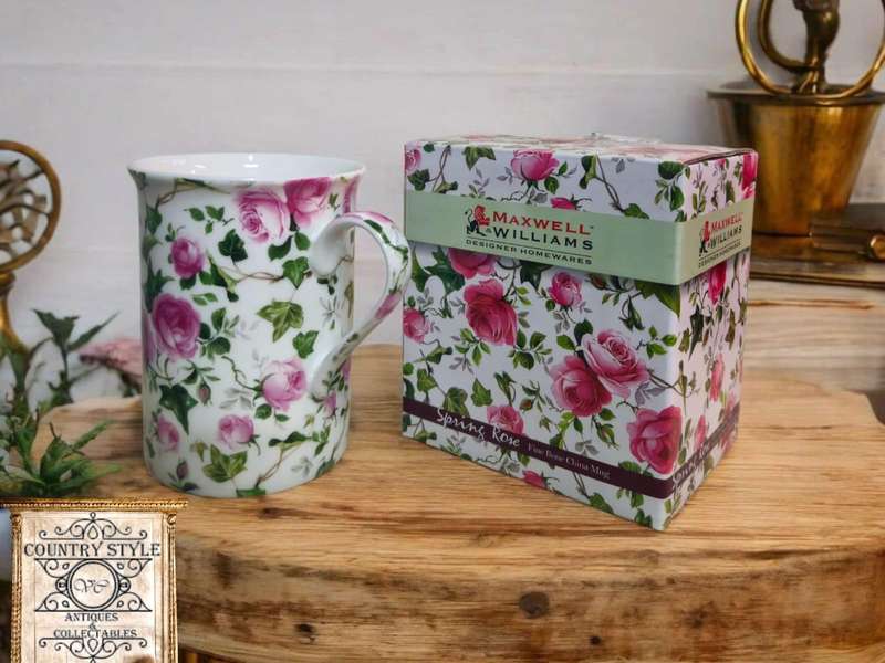 Maxwell & Williams Coffee Mug Spring Rose