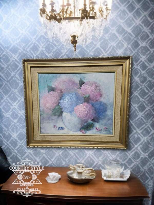 Framed Oil Painting Floral Still Life