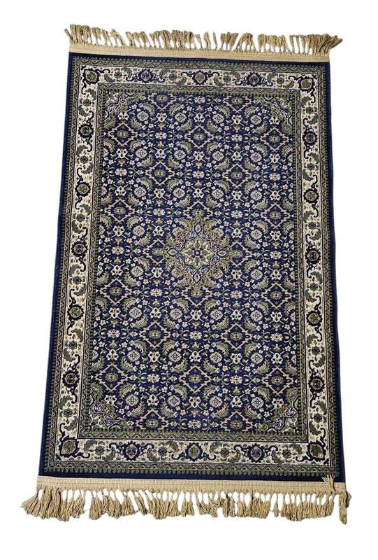 Machine-woven carpet