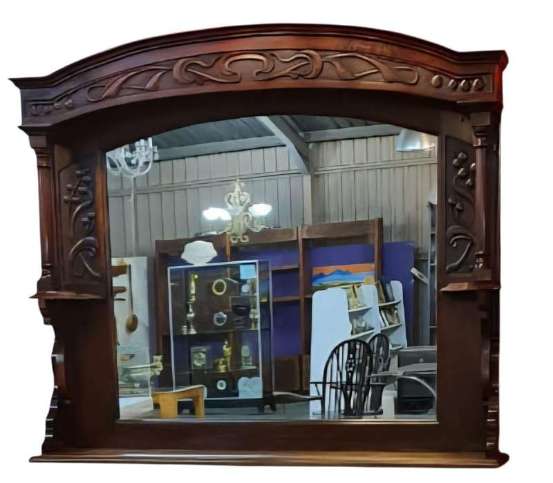 Art Nouveau wall mirror