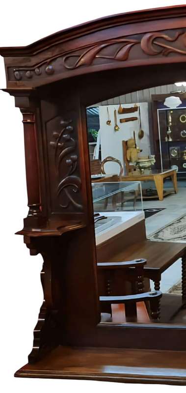 Art Nouveau wall mirror