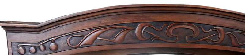 Art Nouveau wall mirror