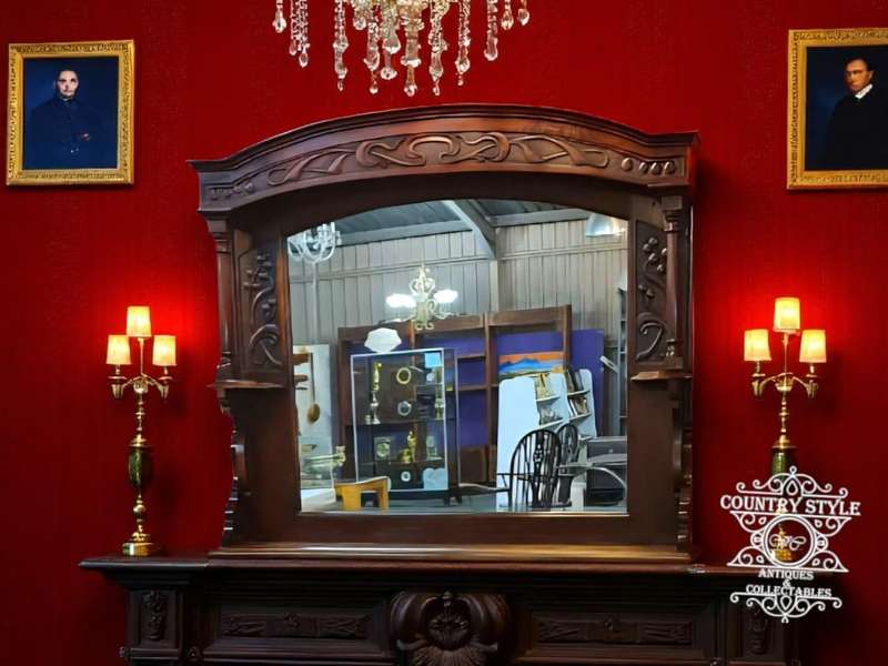 Art Nouveau wall mirror