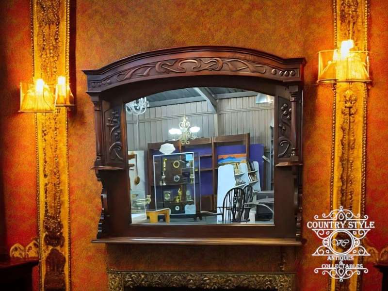 Art Nouveau wall mirror