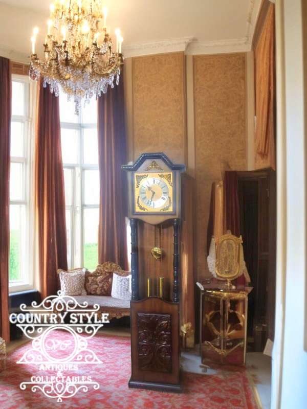 Vintage German Jauch Movement Grandmother Clock