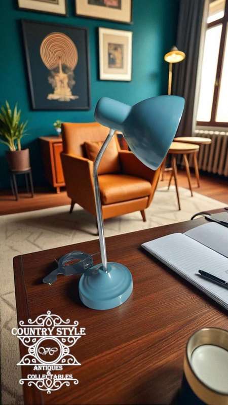 Retro Style goose-neck desk lamp