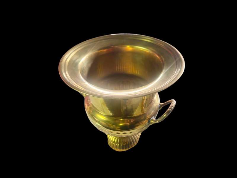 Brass champagne cooler