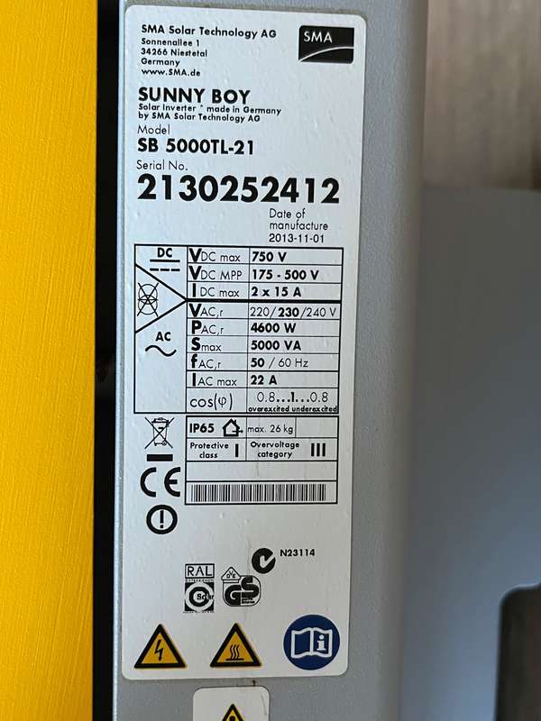 Sunny boy SB 5000LT-21  Solar Inverter