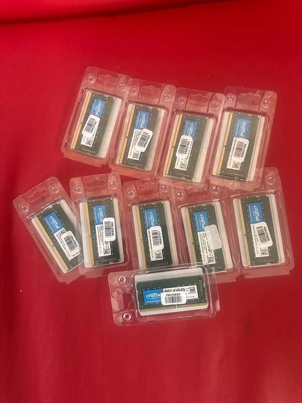 CRUCIAL 4GB DDR4 2666MHZ So-Dimm. Laptop RAM