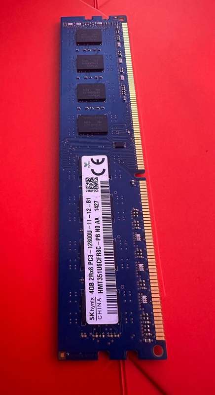 4GB SK Hynix HMT351U6CFR8C-PB N0 AA PC3-12800U 1600MHz DDR3 Desktop Memory RAM