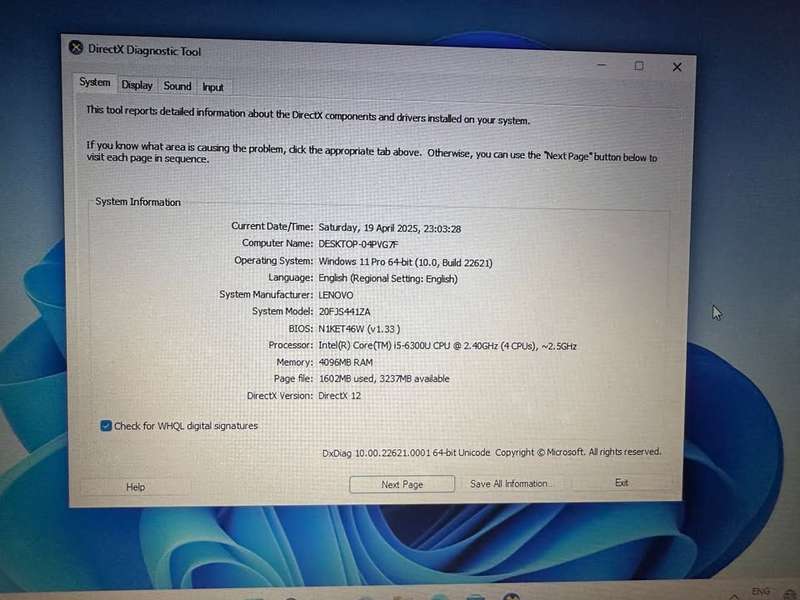 Lenovo ThinkPad T560 2.4GHz i56300u 6th Gen 15.6zoll full HD 1920 x 1080 Laptop(3+ Hours Battery)