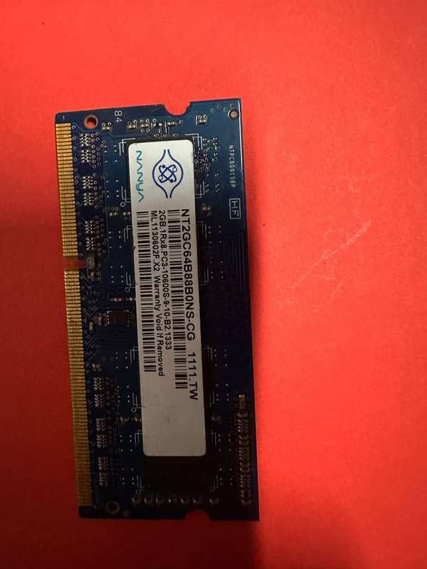 Nanya 2GB DDR3 10600S SODIMM RAM