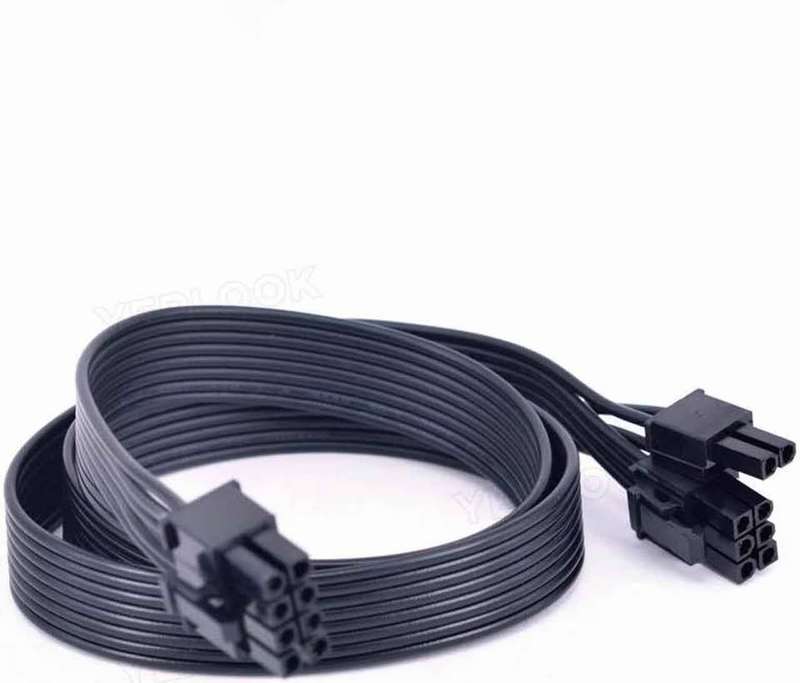 PCIe 8Pin to 8Pin 6+2Pin GPU Power Supply Cable For Corsair HXi Series Full Modular PSU