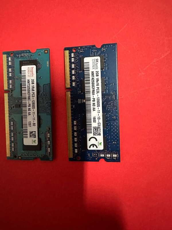 SKhynix DDR3 2GB 1600MHz Ram for Laptop PC3-12800S Notebook Memory 204pin SODIMM 1.5V