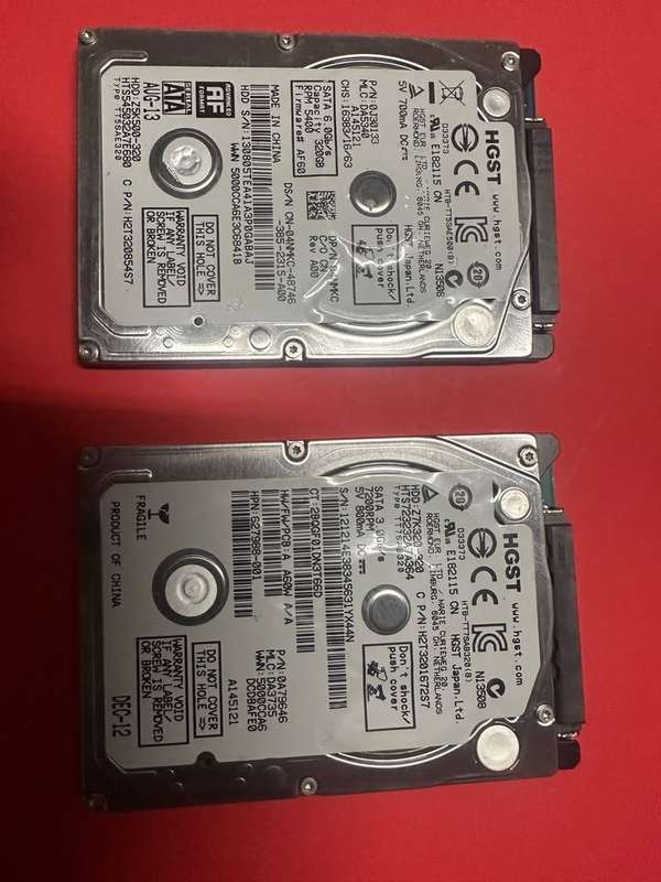 HGST Travelstar 320GB 7200 RPM 32MB Cache SATA 6.0Gb/s 2.5" Internal Notebook HDD