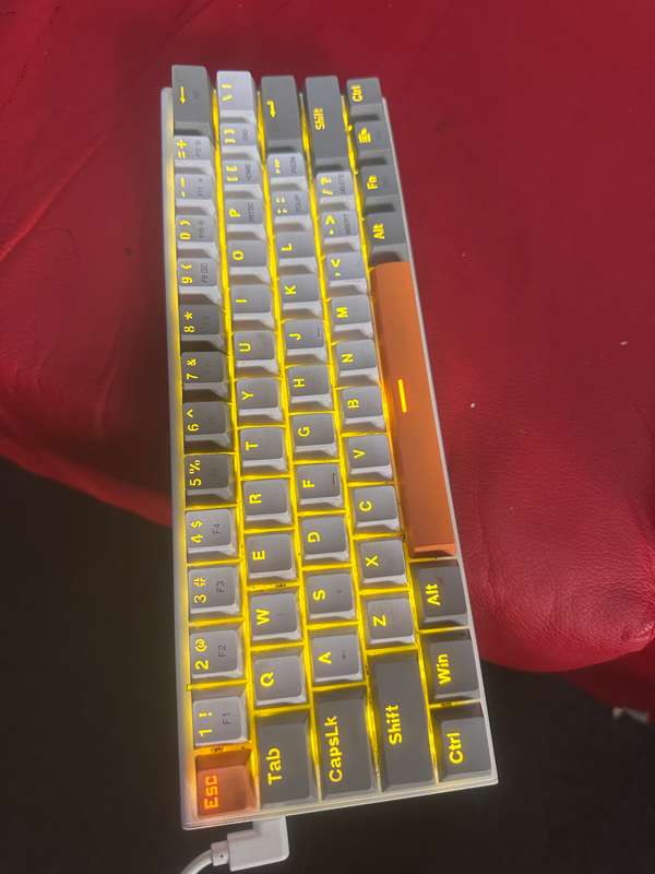E-YOOSO Z11 60% Mechanical Keyboard, Mechanical Gaming Keyboard Wired With LED Backlit