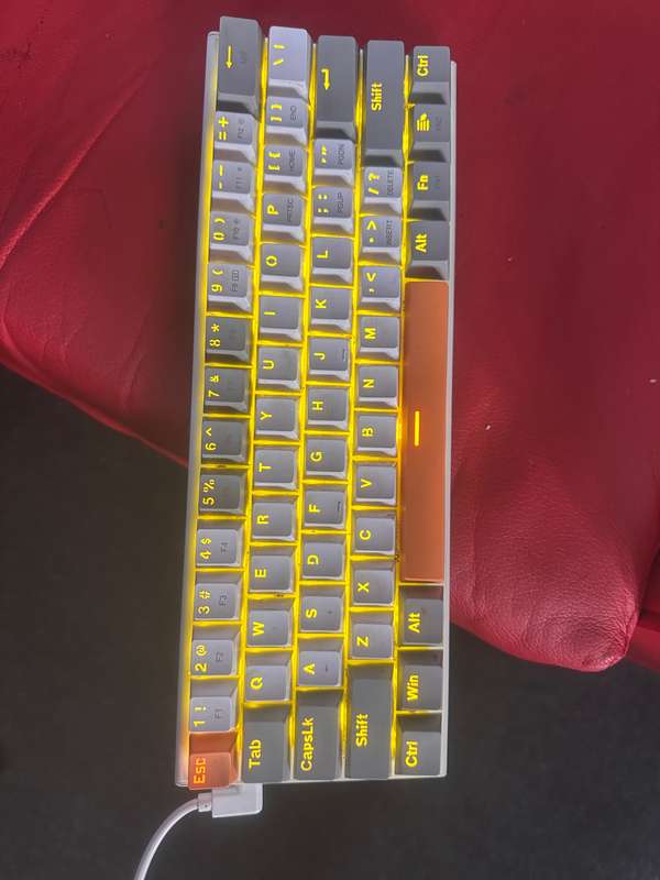 E-YOOSO Z11 60% Mechanical Keyboard, Mechanical Gaming Keyboard Wired With LED Backlit